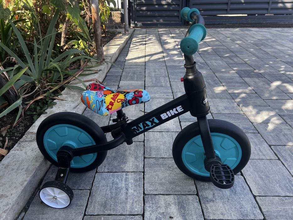 Bicicleta cu roti ajutatoare