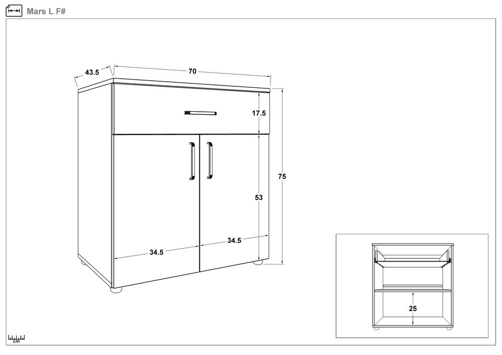 Скрин в цвят венге