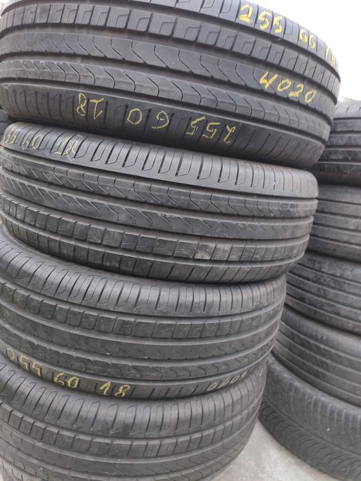 4бр Като нови летни гуми 255 60 18 - Pirelli
