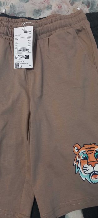 комплект детски памучни къси панталони