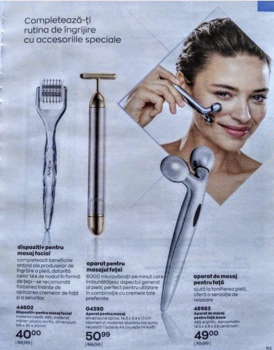 Aparat lifting si masaj facial, Avon