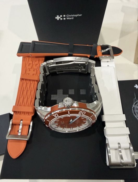 Christopher Ward C60 Trident Reef 41 mm с 3 каишки + верига