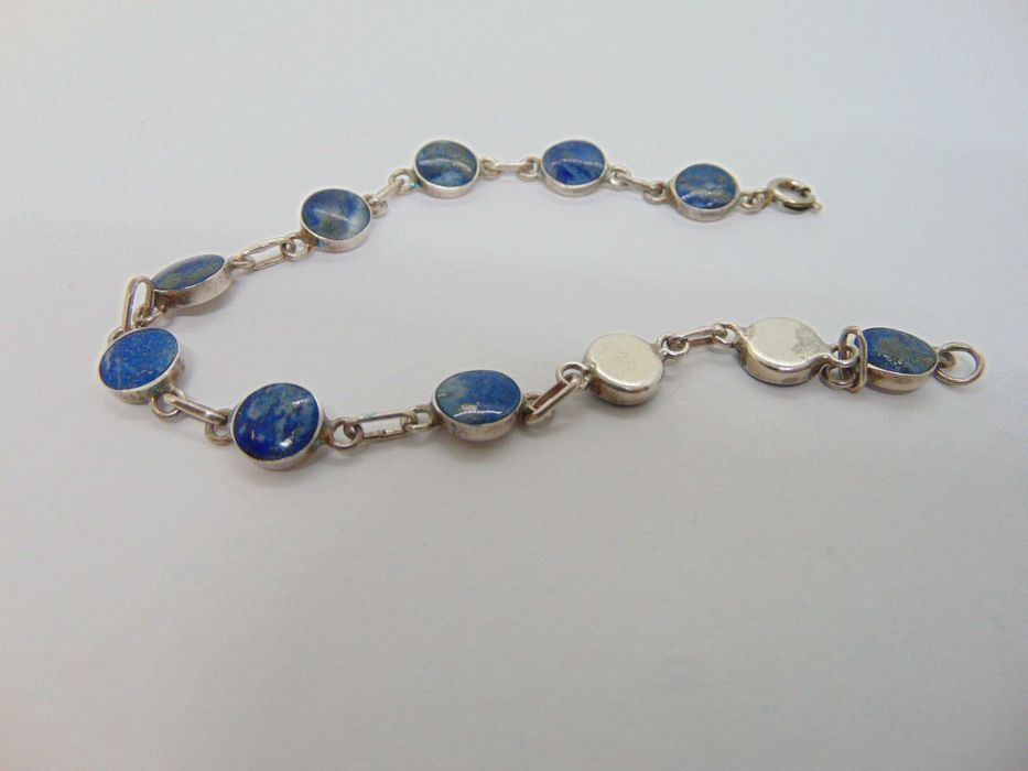 Bratara din argint cu sodalite