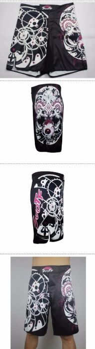 Pantaloni scurti sport short box, Muay Thai, Kempo MMA noi