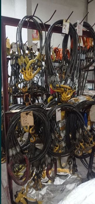 Стропа цепные, канатные, текстильные