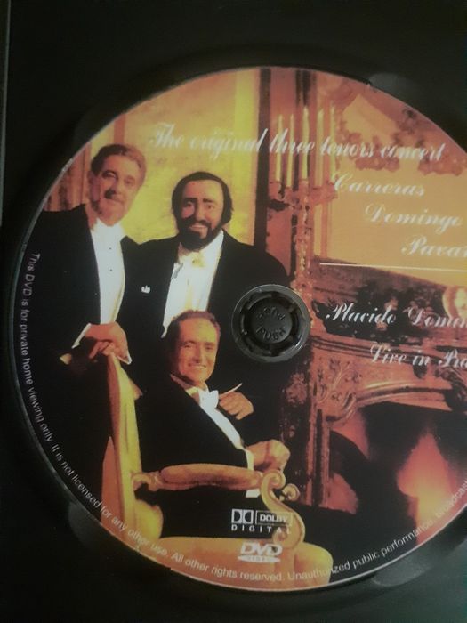 Легендарные концерт Три тенора на DVD