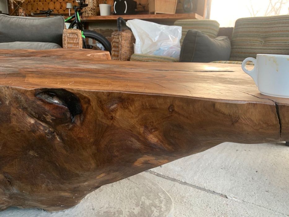 Маса от орех, бар плотове