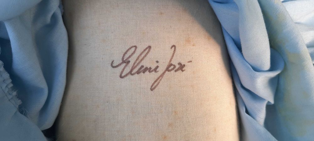 Vând o pereche de păpuși vintage, pictate manual de către „Eline José”