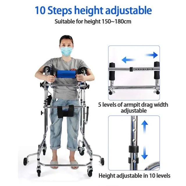 Nogironlar va keksalar uchun yuqori sifatli 8 g'ildirakli moslama