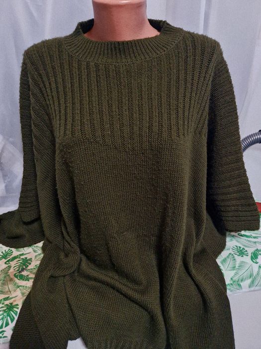 Poncho dama tricotat