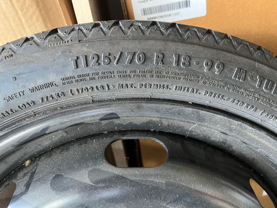 Roata de rezerva slim Audi pe 18” ,19” , 20”