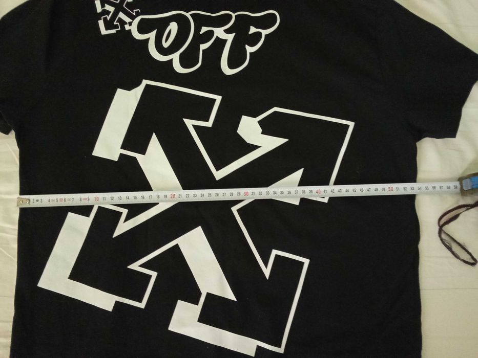 Тениска Main Label Off-White размер L