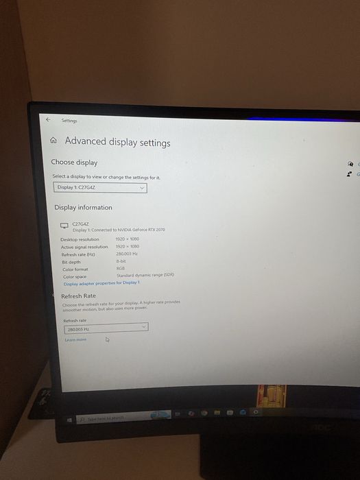 Vand monitor gaming 280Hz