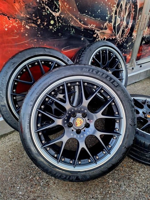 Roti R21(Jante BBS CH-RII+Anvelope Vară) Mercedes Audi VW BMW Porsche