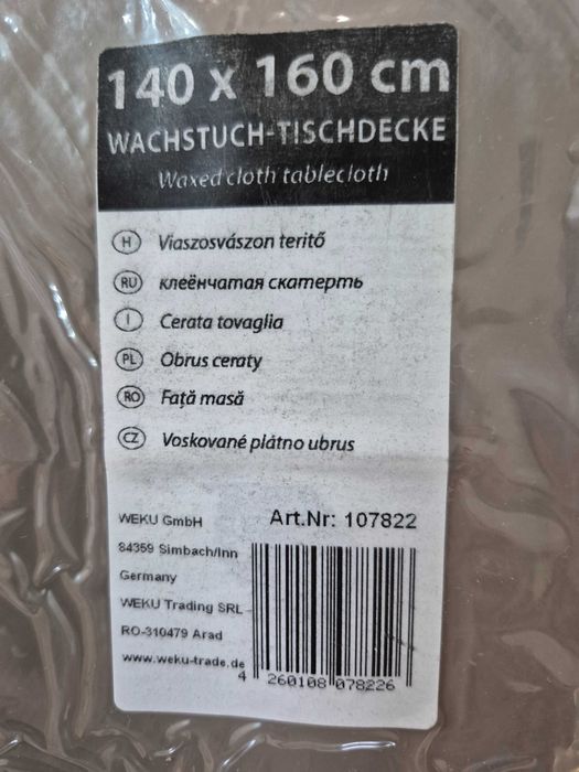Fata de masa 140x160 cm-5 lei transportul