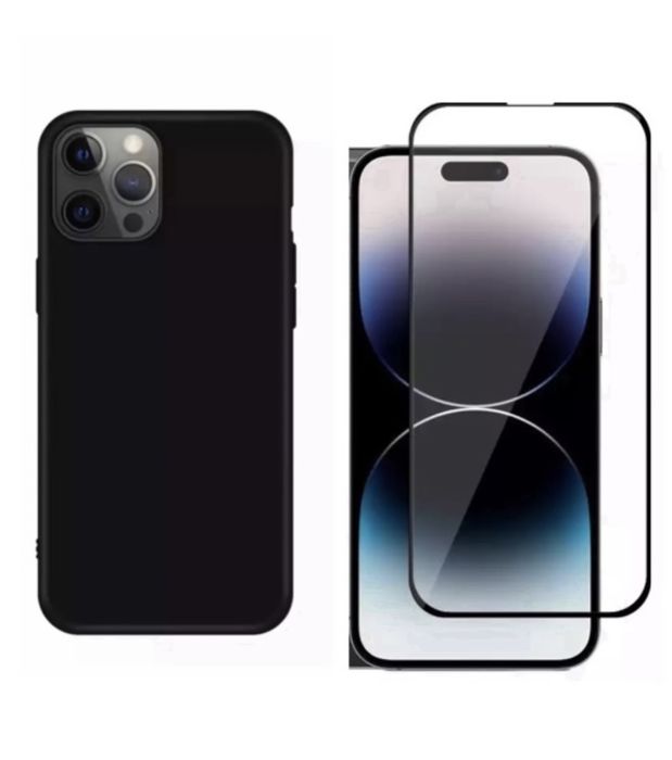 Iphone 14/15/16/17 PRO MAX PLUS Husa Premium Camera + Folie Sticla 9D