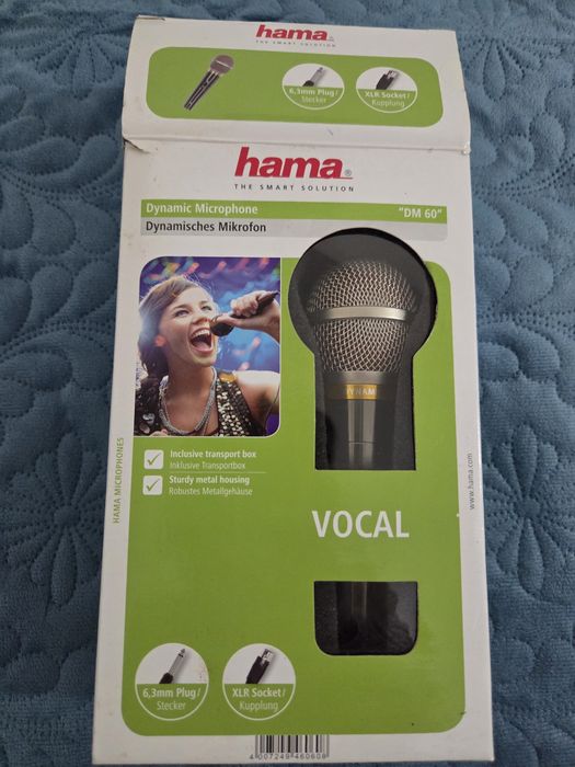 Microfon Hama Dynamic DM 60 nou