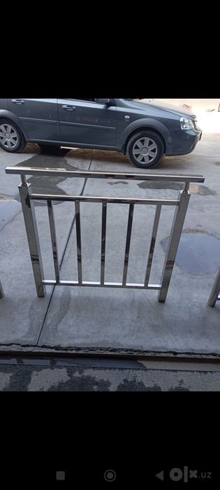 Нержавейка перила усталари