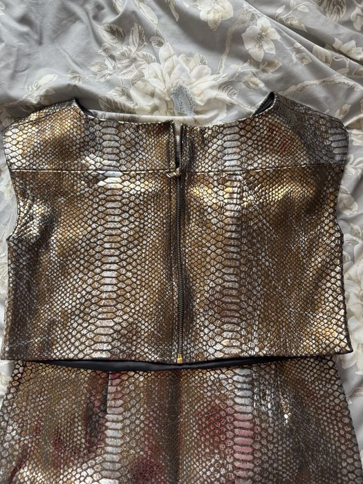 Костюм 100% кожа