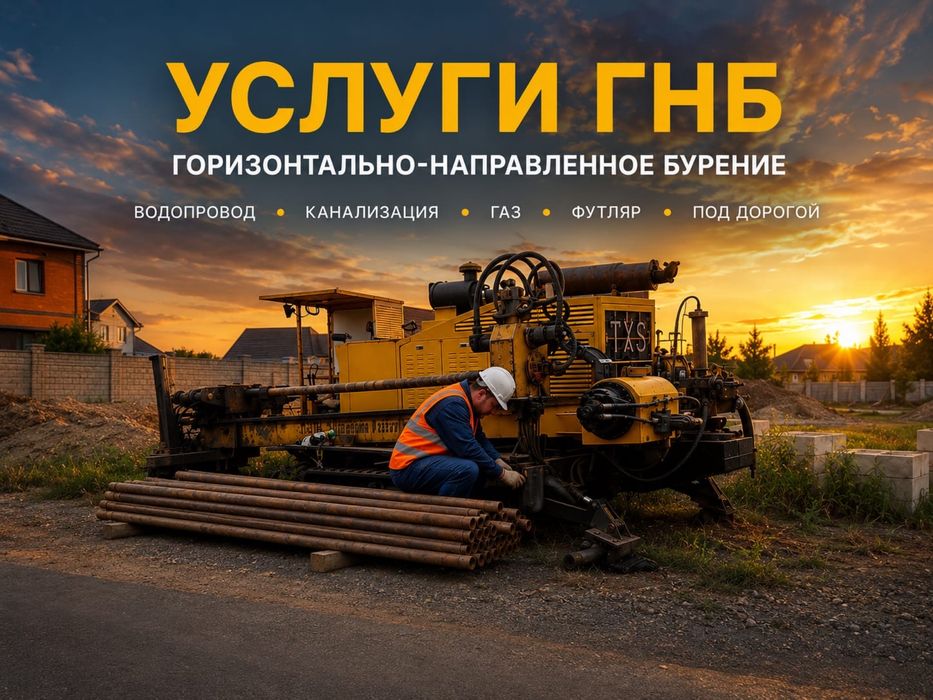 Прокол грунта под асфальтом ГНБ горизонтально направленное бурение
