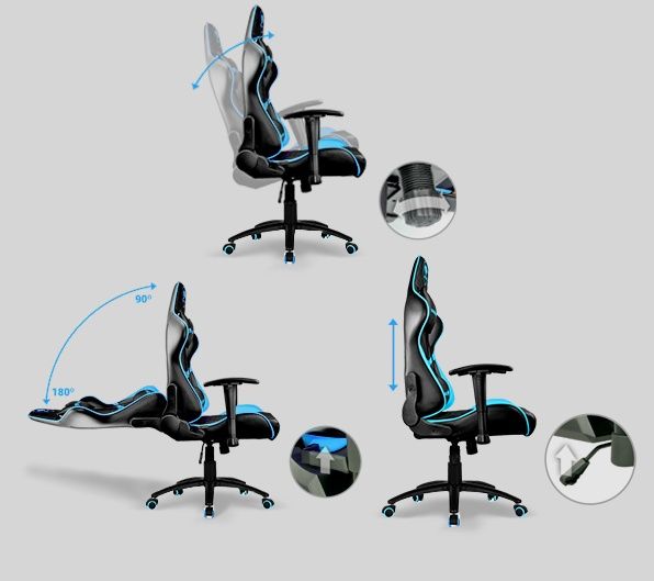 Скидка! Игровое кресло Cougar Armor ONE Sky Blue