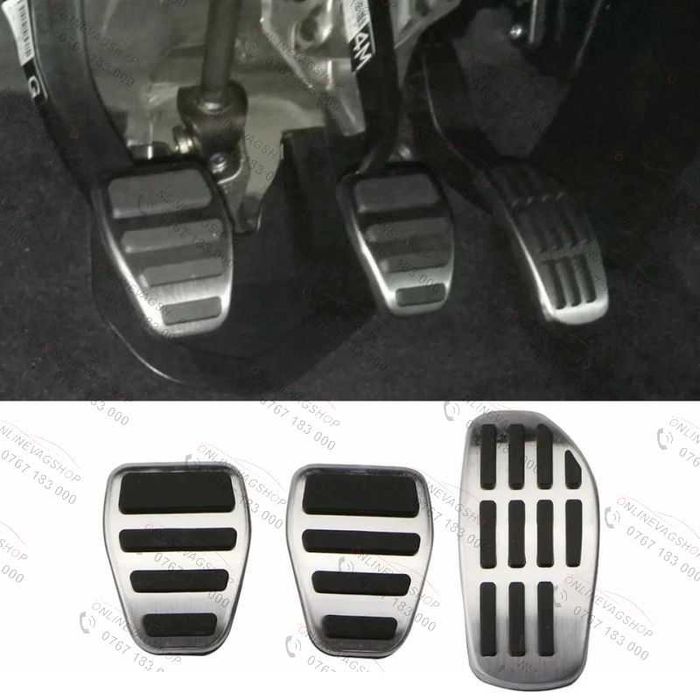 Set pedale inox Renault Clio,Captur,Arkana,Kadjar,Koleos,Dacia Duster