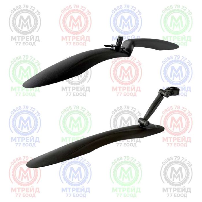 Комплект калници за MTB велосипед WAG 24-26", Удароустойчив PVC, Черни