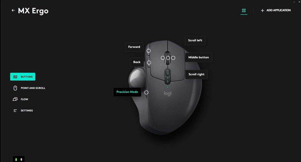 Logitech MX Ergo – като нова, почти неизползвана