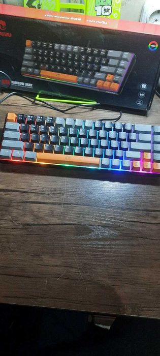 проводной клавиатура RAIKU K68 RGB подсветкой