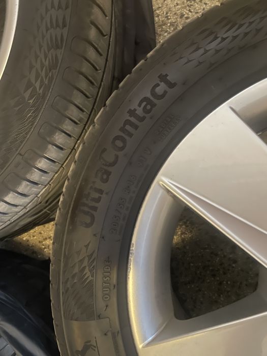 Комплект Джанти Шкода 16"  J 6 1/2 ET46 с гуми