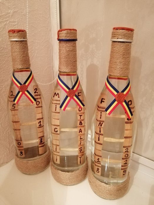 Cadou personalizat – sticlă decorativă handmade cu mesaj la alegere