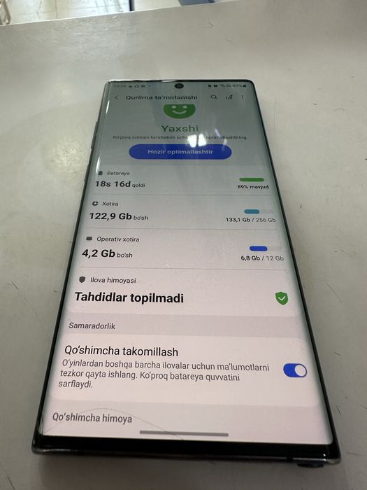Samsung note 10 plus 12/256 gb