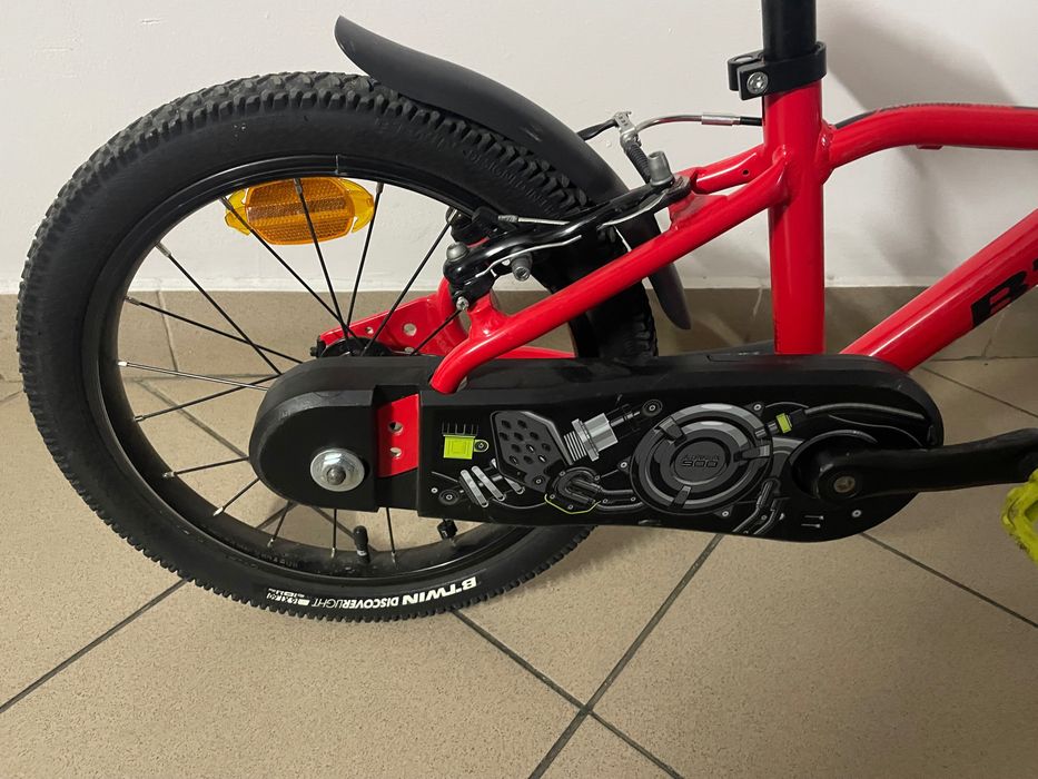 Bicicletă 16 inch 4-6 ani DISCOVER 500.