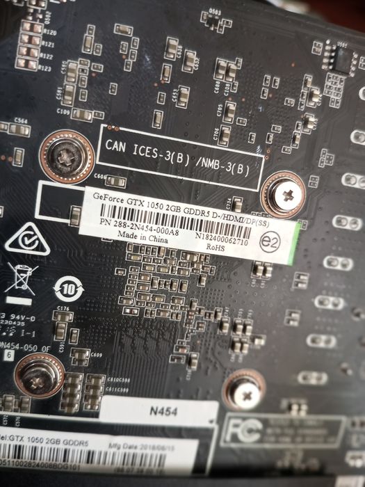 GTX 1050 2Gb Видеокарта