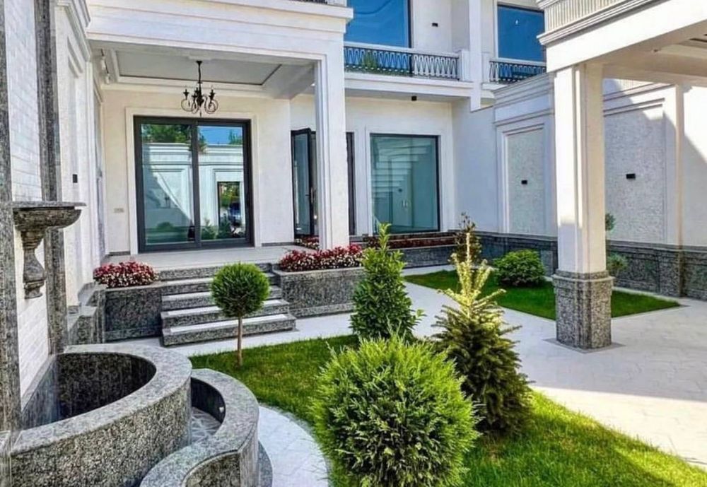 Газон урамиз арчаларга шакл берамиз стрижка