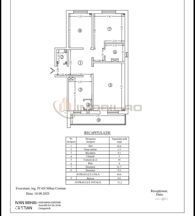 Apartament 3 camere Dacia - Decomandat — fotografia 1