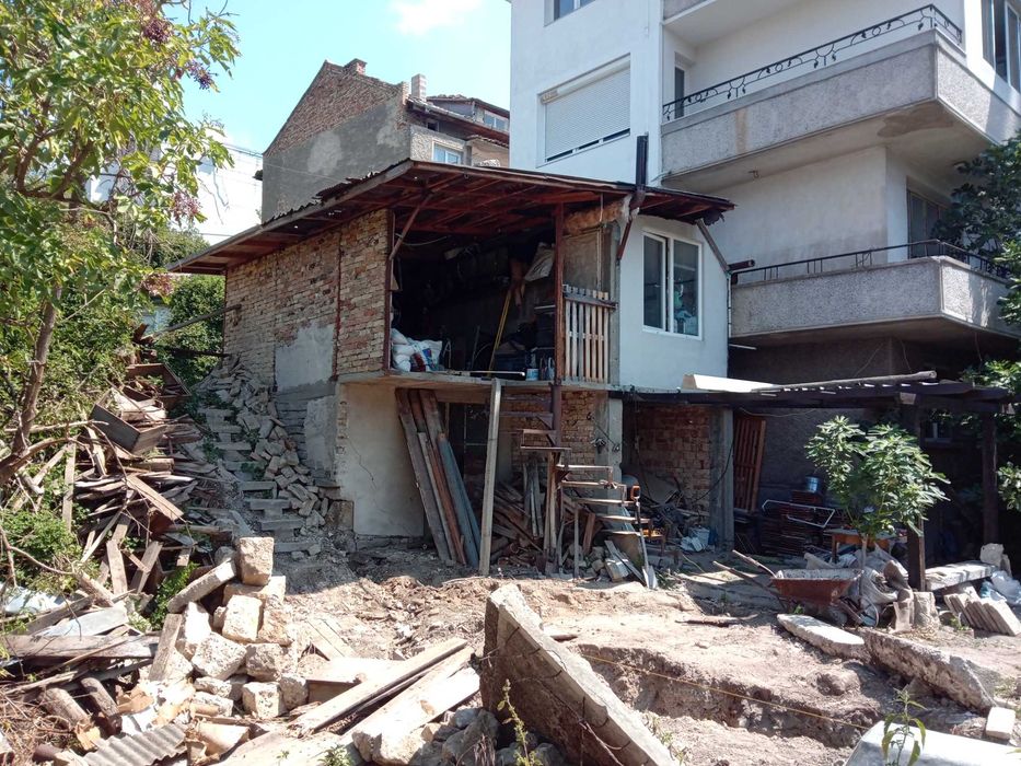 Вита стълба / Външно стълбище - стомана и бетон