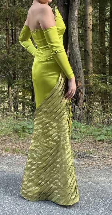 Vand rochie  de nasa , verde, marimea s