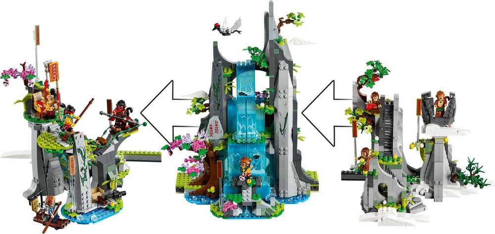 LEGO Monkie Kid - Muntele Florilor si al Fructelor 80024 -NOU, sigilat