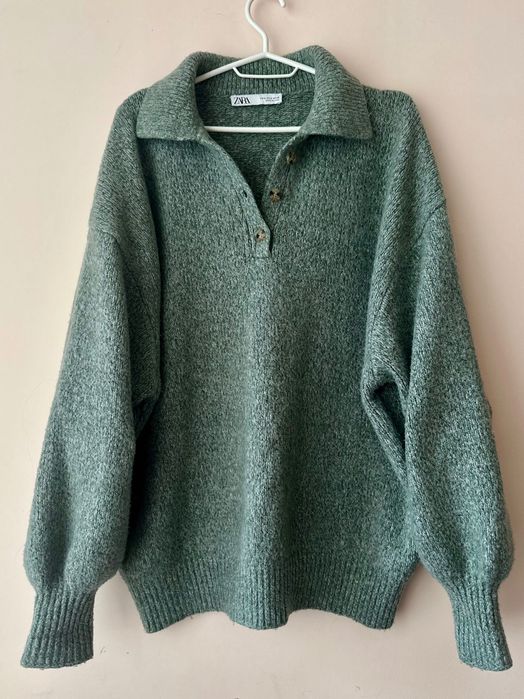 Джемпер ZARA oversized свободен плетен