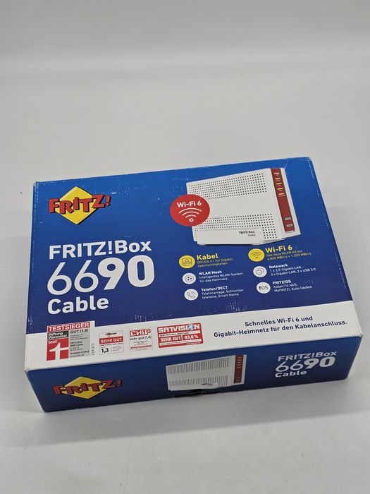 Router FRITZ!Box 6690 cable, Dual-band, Wi-Fi 6, NOU