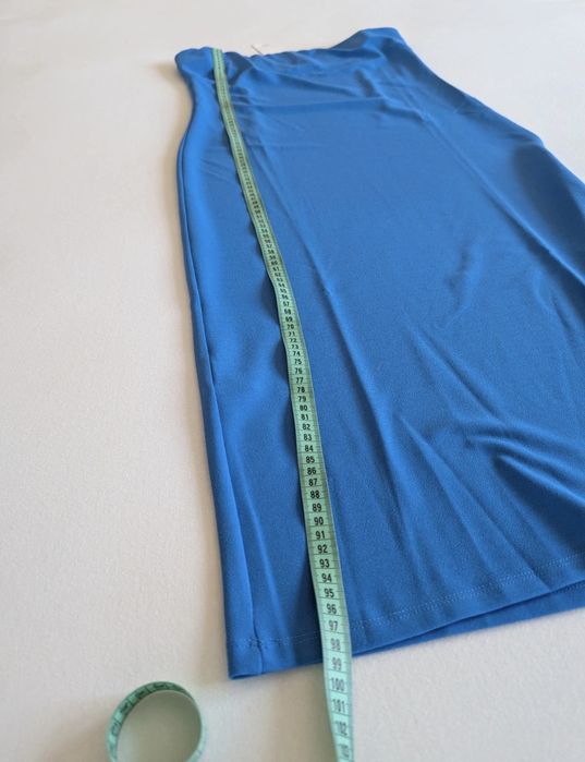 Rochie midi, eleganta, cocktail, fără bretele - Mango