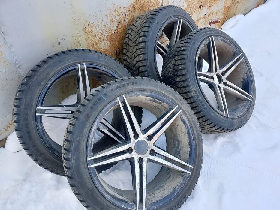 Диски R18 5х114.3+Резина Шипы