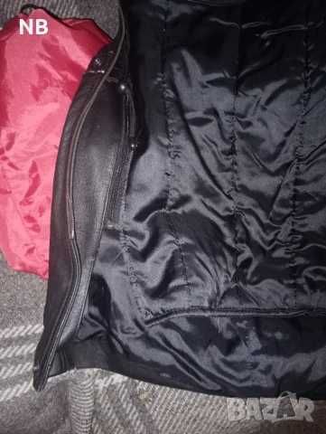 масивно кожено яке с подплата която се маха → Обява 51430710