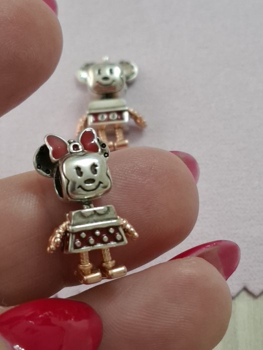 Pandantive argint Mickey și Minny Mouse Mouse