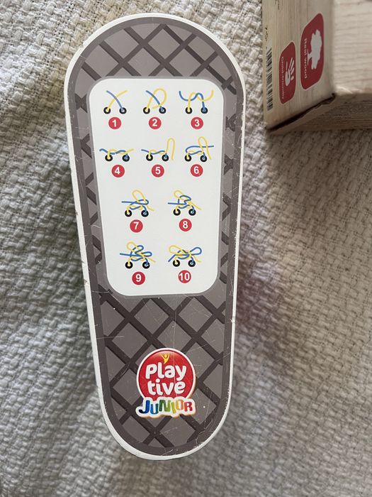 Дървена образователна играчка