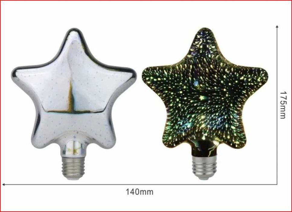 Bec cu efectul unic de artificii 3D
