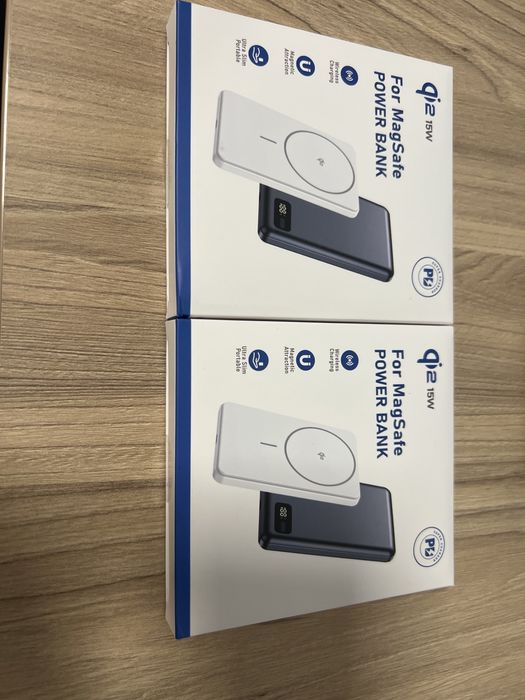 Baterie externa Powerbank magsafe iphone airpods ultra slim 5000 mAh