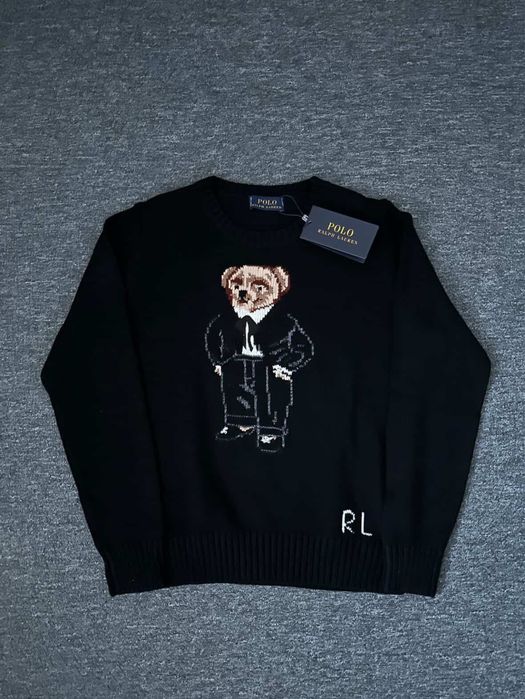 Оригинален Женски Polo Ralph Lauren Bear Пуловер Нов