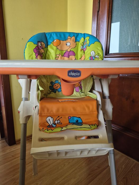 Детско столче за хранене Chicco POLLY 2 в 1 Wood Friends